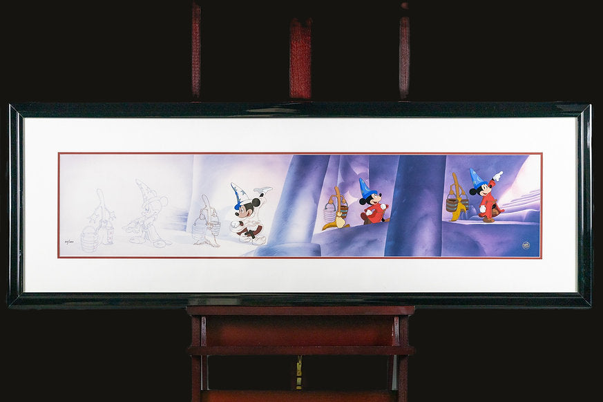 Mickey Mouse Fantasia Progression Limited Edition Cel 1994 Disney